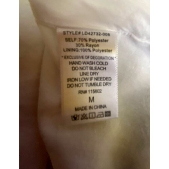 Lush White Striped Button-Down Shirt Dress Size Medium Classic Preppy Casual Y2k - Picture 5 of 7